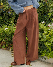 Load image into Gallery viewer, Anya Trouser - Brown Plaid