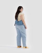 Load image into Gallery viewer, Medium Nylon Crescent Bag - Digital Denim