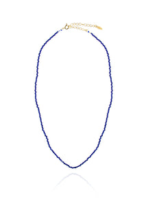 Dark Blue Crystal Necklace
