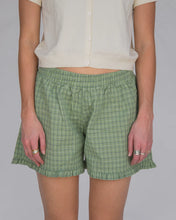 Load image into Gallery viewer, The Boxer Short - Light Green Plaid