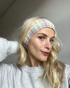 The Ivie Headband - London Plaid