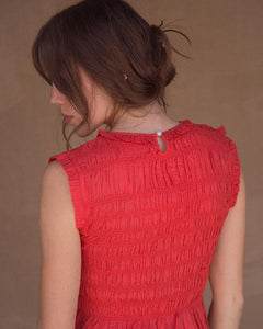 Malia Tank - Cherry Red