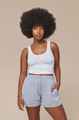 Sporty Tank - Washed White