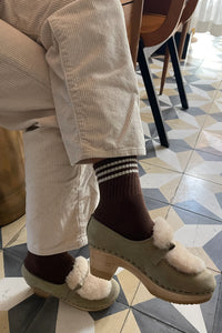 Girlfriend Socks: Mahogany