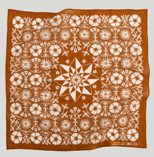 Cotton Aster Bandana | Tobacco