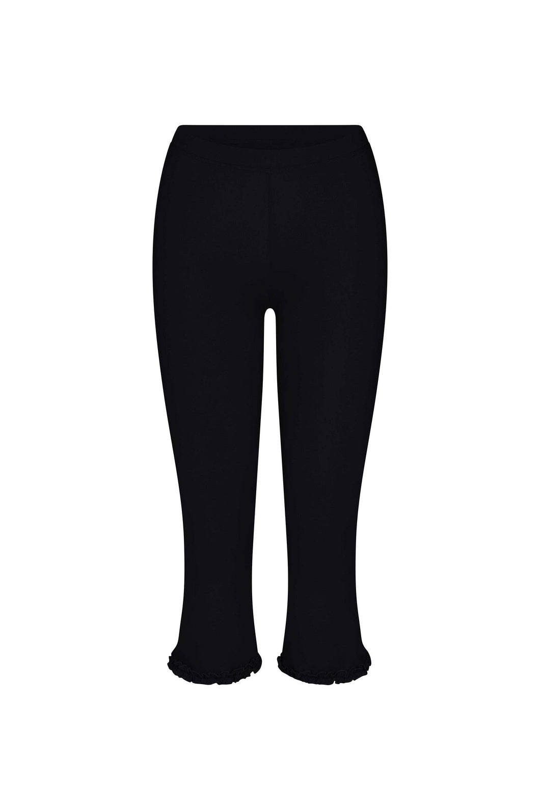 Ruffle Capri - Onyx