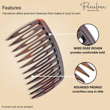 Load image into Gallery viewer, French Curved Small Side Hair Combs (2 Pcs)