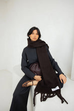 Load image into Gallery viewer, The Reykjavik Scarf - 100% Recycled - Ground Coffee - FW25