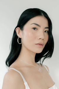 Romy Hoops: Sterling Silver