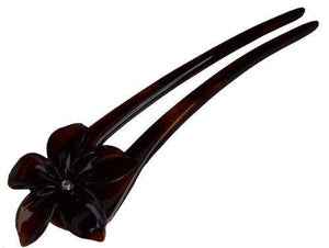 French Belle Flower Shell Hair Pin