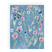 Load image into Gallery viewer, Ditzy Flowers - Love + Friendship Card