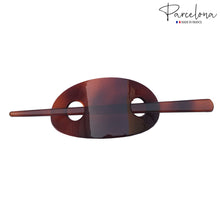 Load image into Gallery viewer, French Oval Hair Barrette with Stick