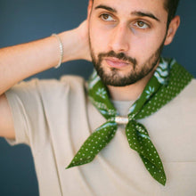 Load image into Gallery viewer, Cotton Love Knot Bandana | Olive