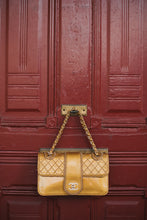 Load image into Gallery viewer, CHANEL Patent Medium Madison Flap bag in Gold