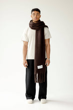 Load image into Gallery viewer, The Reykjavik Scarf - 100% Recycled - Ground Coffee - FW25