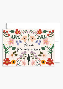 Creme Floral Garden - Mother's Day Card