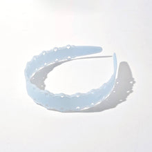 Load image into Gallery viewer, Lace Headband: Baby Blue