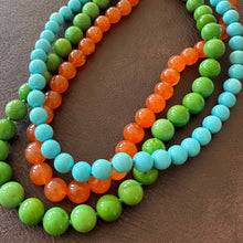 Load image into Gallery viewer, Turquoise Howlite Gemstone Necklace