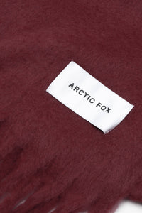 The Reykjavik Scarf - 100% Recycled - Cranberry