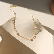 Load image into Gallery viewer, Pearl Cosette Chain: 14K Gold Fill / 16"