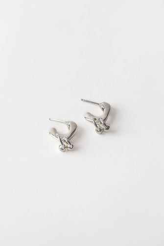 Fae Hoops in Sterling Silver
