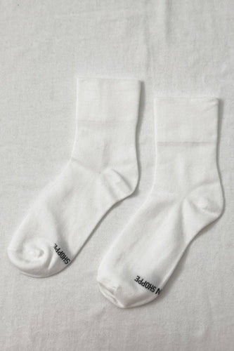 Sneaker Socks: Classic White