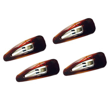 Load image into Gallery viewer, French Snap Hair Clips (4 Pcs): Tortoise Shell