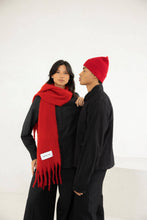 Load image into Gallery viewer, The 100% Recycled Stockholm Scarf - Crimson Red