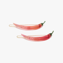 Load image into Gallery viewer, Thai Chili Pepper Barrette Set