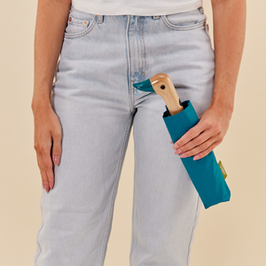 Compact Eco-Friendly Duckhead Umbrella - Teal