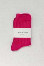 Load image into Gallery viewer, Her Socks: Fuchsia