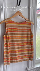 VTG Sunset Stripe Silk Tank [8]