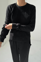 Load image into Gallery viewer, Waffle Fundamental Tee - True Black