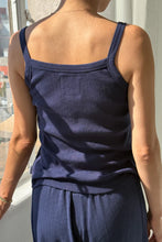 Load image into Gallery viewer, Pointelle Eve Cami - Navy