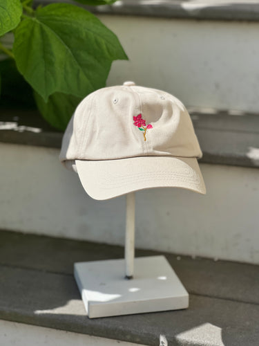 Beige Magnolia Dad Hat