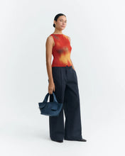 Load image into Gallery viewer, Pleated Dora Top - Red Flowers