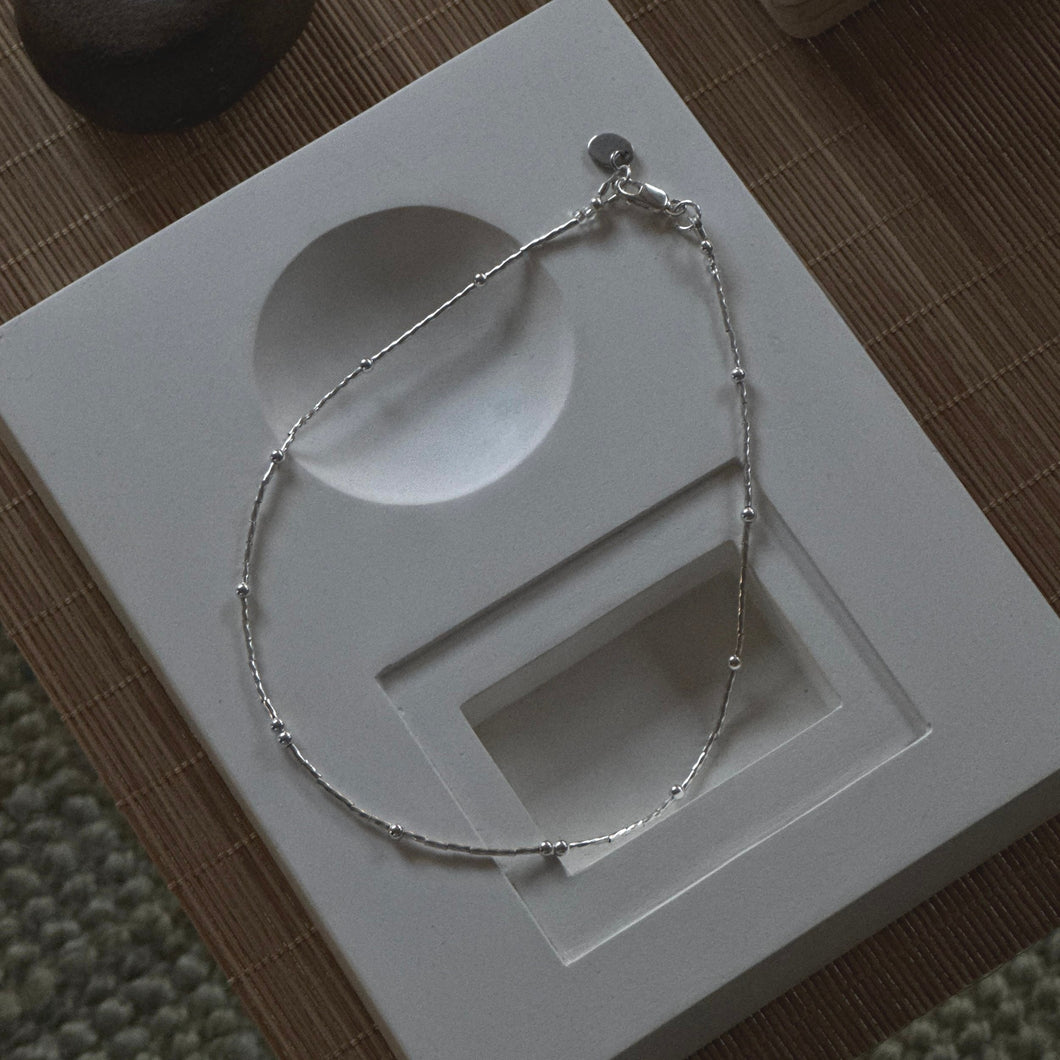 Sterling Beaded Necklace