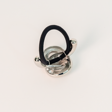 Load image into Gallery viewer, Eternal Loop Hair Tie l Silver