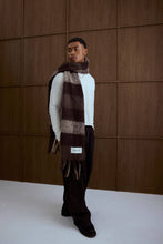 Load image into Gallery viewer, The Reykjavik Scarf - 100% Recycled - Brown Check