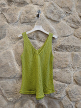 Load image into Gallery viewer, Linen Tank Top: Pistacho