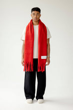 Load image into Gallery viewer, The 100% Recycled Stockholm Scarf - Crimson Red