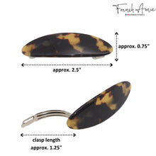 Load image into Gallery viewer, French Oval Hair Barrette: Set of 3