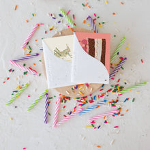 Load image into Gallery viewer, Slice of Cake - Mini Birthday Card