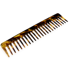Load image into Gallery viewer, French Wide Tooth Comb: Tortoise Shell