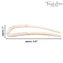 Load image into Gallery viewer, French Hair Pin: Pearl Ivory