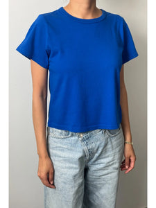The Little Boy Tee - Cobalt