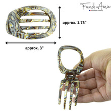 Load image into Gallery viewer, French Oval Small Side-in Hair Claw: Tokyo