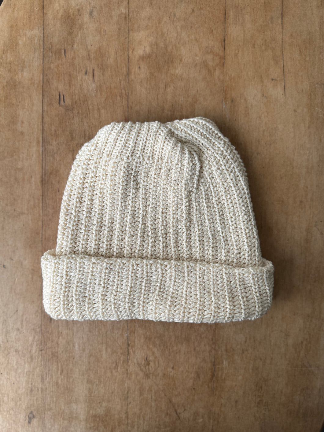 Cotton Watch Cap - Natural