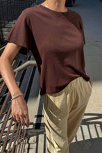 Load image into Gallery viewer, Airy Darling Tee: Dark Cacao
