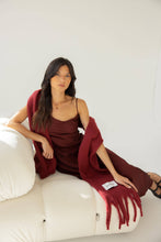 Load image into Gallery viewer, The Reykjavik Scarf - 100% Recycled - Cranberry
